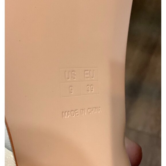 Go-go White Platform Ankle Boots Chunky Block 5.5” Heels Side Zip EU 39 US 9 - Picture 6 of 10